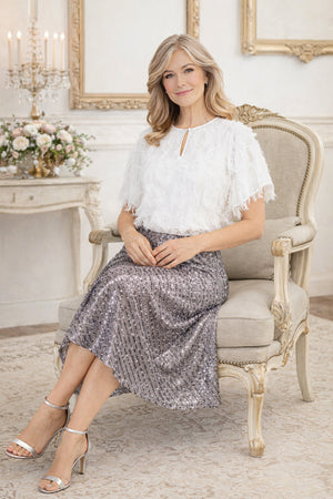 Falda - 541277 - GRI (Solo falda) - Reina Diaz