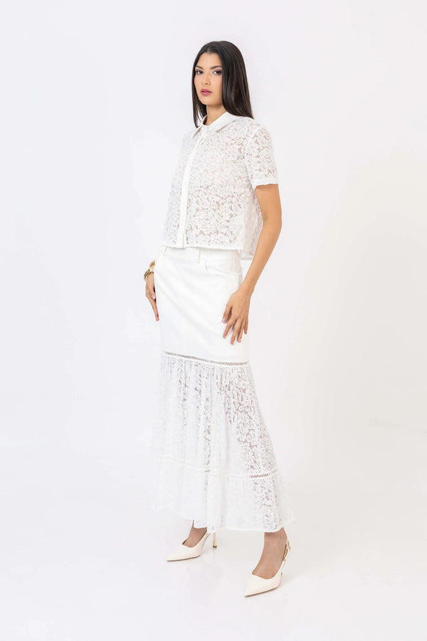 Falda - 541327 - BCO - Reina Diaz