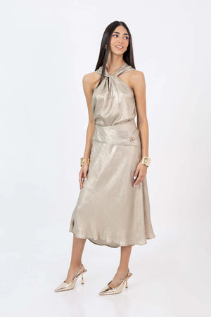 Falda - 541355 - TAN - Reina Diaz