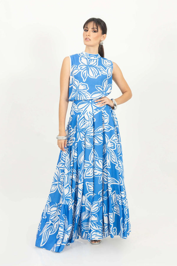 Falda - 740800 - AZU - Reina Diaz