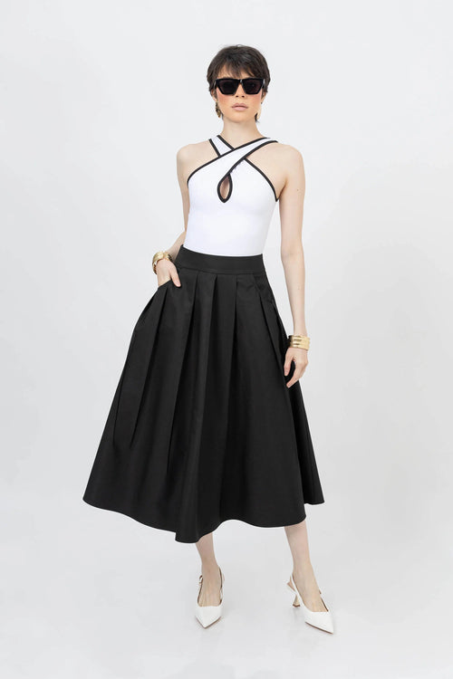 Falda - 740950 - NEG - Reina Diaz