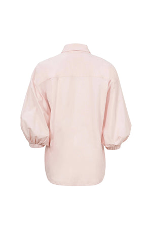 Flavia Puff Sleeve Button - Down Blusa - Reina Diaz