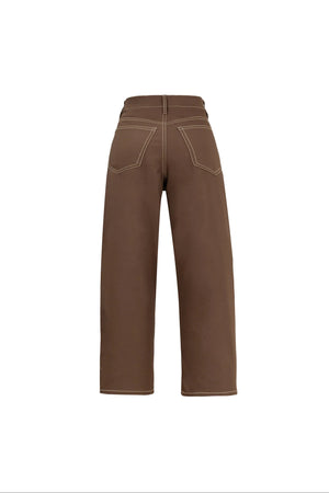 Gabriela Straight - Leg High - Waist Pantalón - Reina Diaz