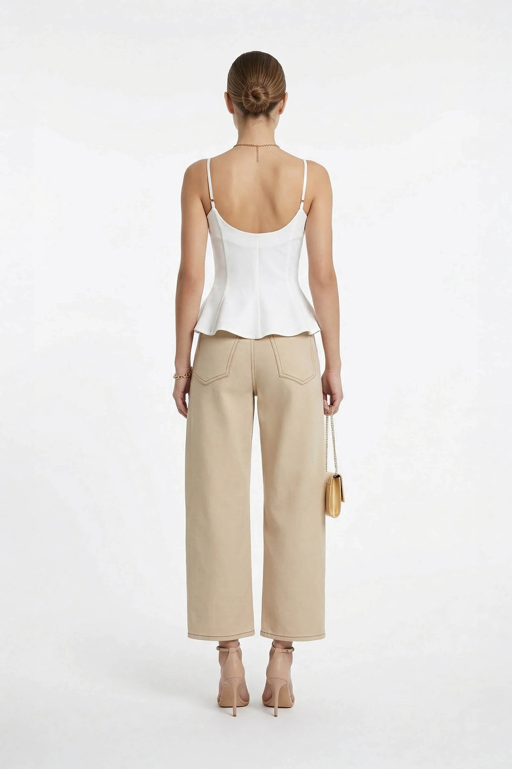 Gabriela Straight - Leg High - Waist Pantalón - Reina Diaz