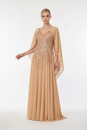 Gala Capelet Sweetheart Vestido Fiesta - Reina Diaz