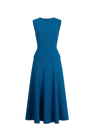Gala Flap Pocket Midi Vestido 526304 COB - Reina Diaz
