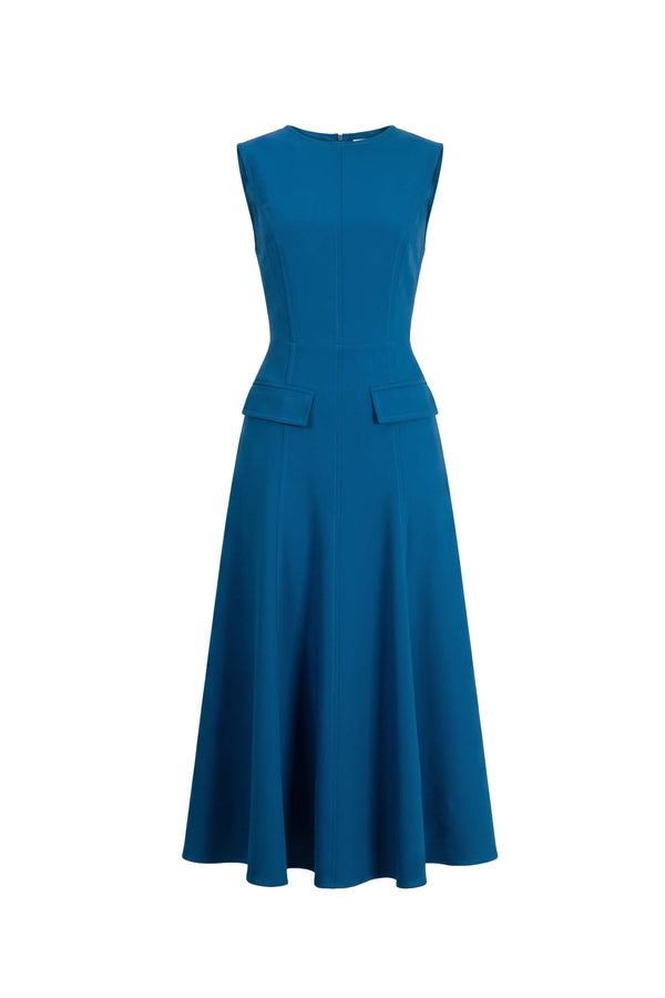 Gala Flap Pocket Midi Vestido 526304 COB - Reina Diaz