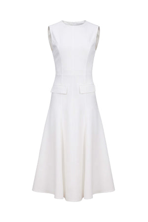 Gala Flap Pocket Midi Vestido 526304 HUE - Reina Diaz