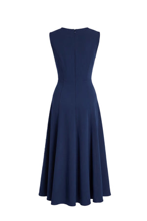 Gala Flap Pocket Midi Vestido 526304 MAR - Reina Diaz