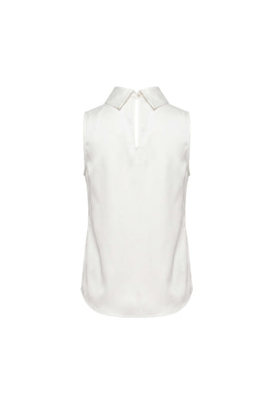 Gala High-Neck Keyhole Sleeveless Blusa 554291 HUE - Reina Diaz