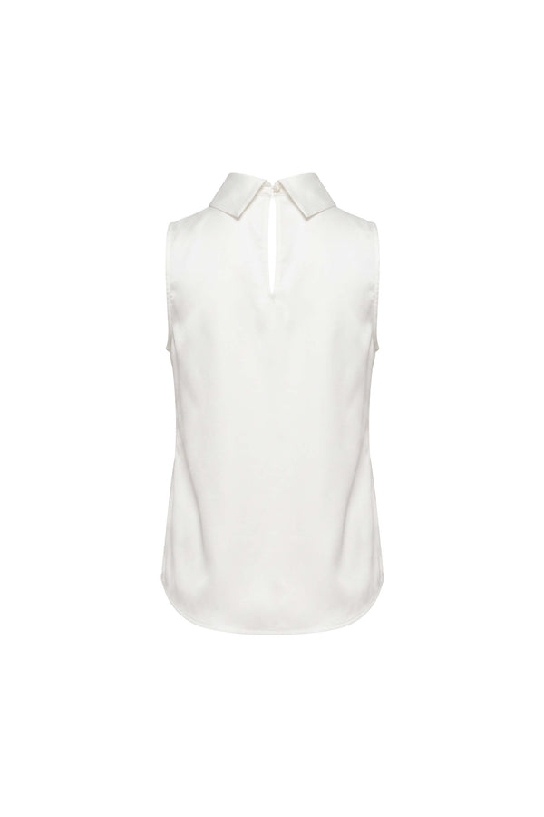 Gala High-Neck Keyhole Sleeveless Blusa 554291 HUE - Reina Diaz