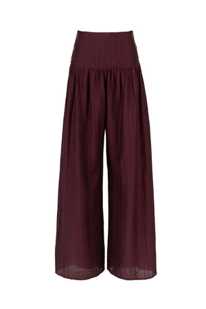 Gala High-Waist Button Wide-Leg Pantalón 731179 PAS - Reina Diaz