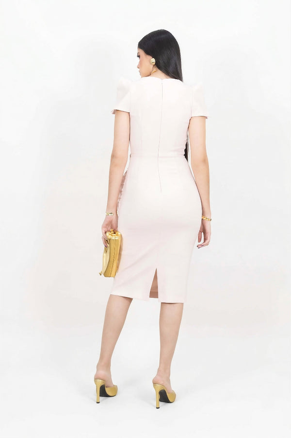 Genesis Square - Neck Vestido - Reina Diaz