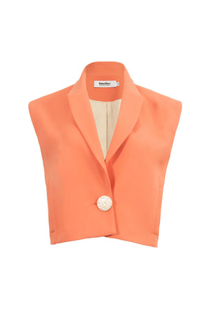 Gianna Cropped Chaleco - Reina Diaz