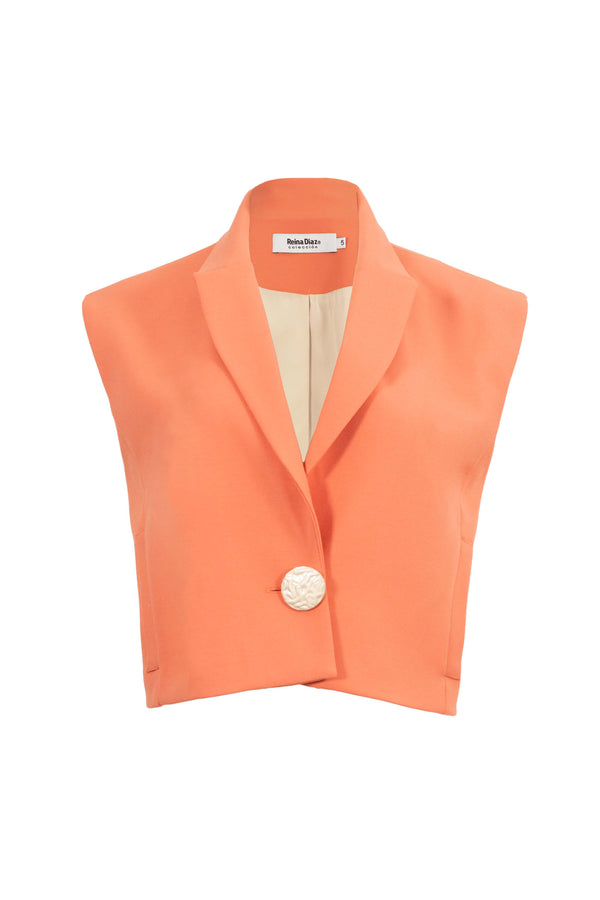 Gianna Cropped Chaleco - Reina Diaz