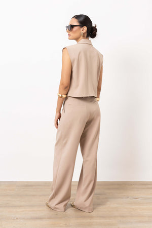 Gianna Cropped Chaleco - Reina Diaz