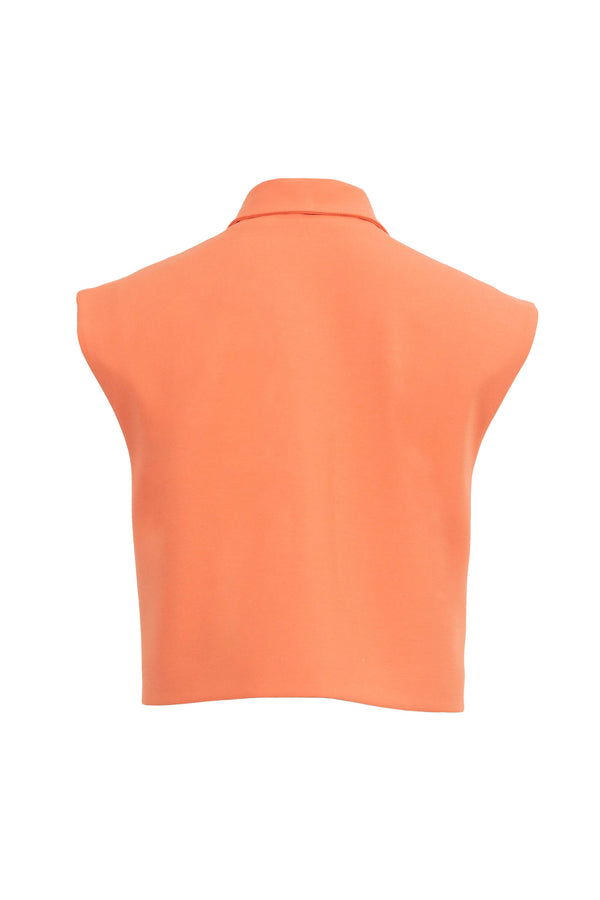 Gianna Cropped Chaleco - Reina Diaz