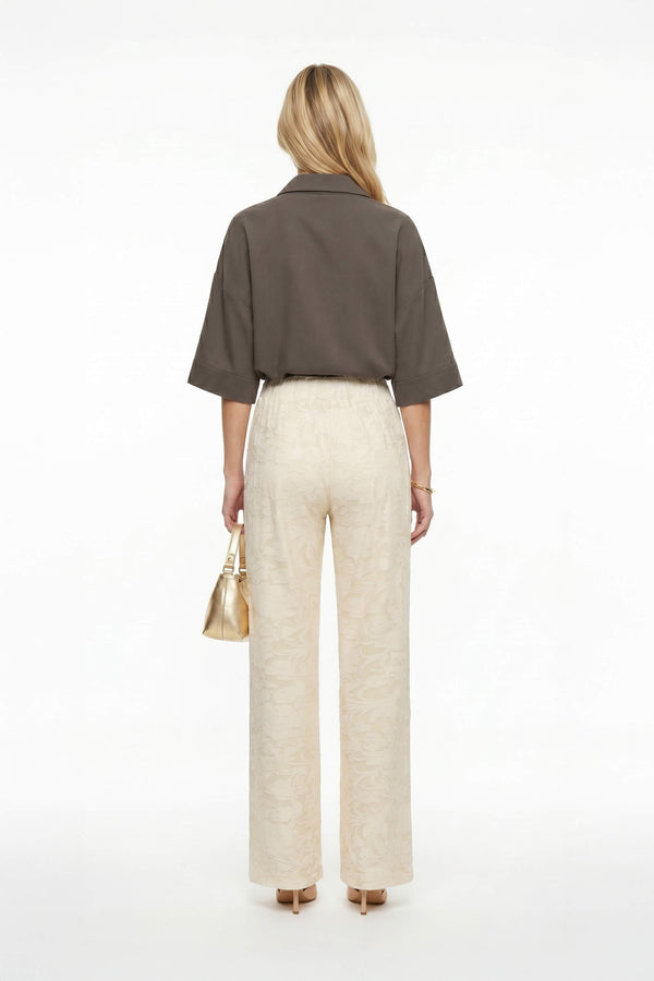 Ginebra Relaxed Tencel - Blend Texture Blusa - Reina Diaz