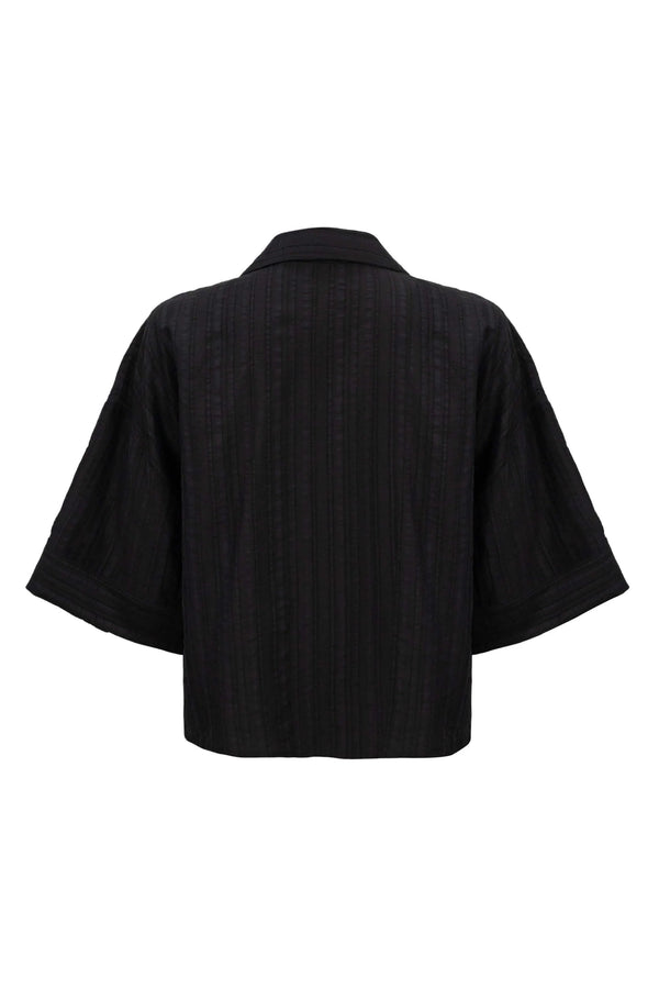 Ginebra Relaxed Tencel - Blend Texture Blusa - Reina Diaz