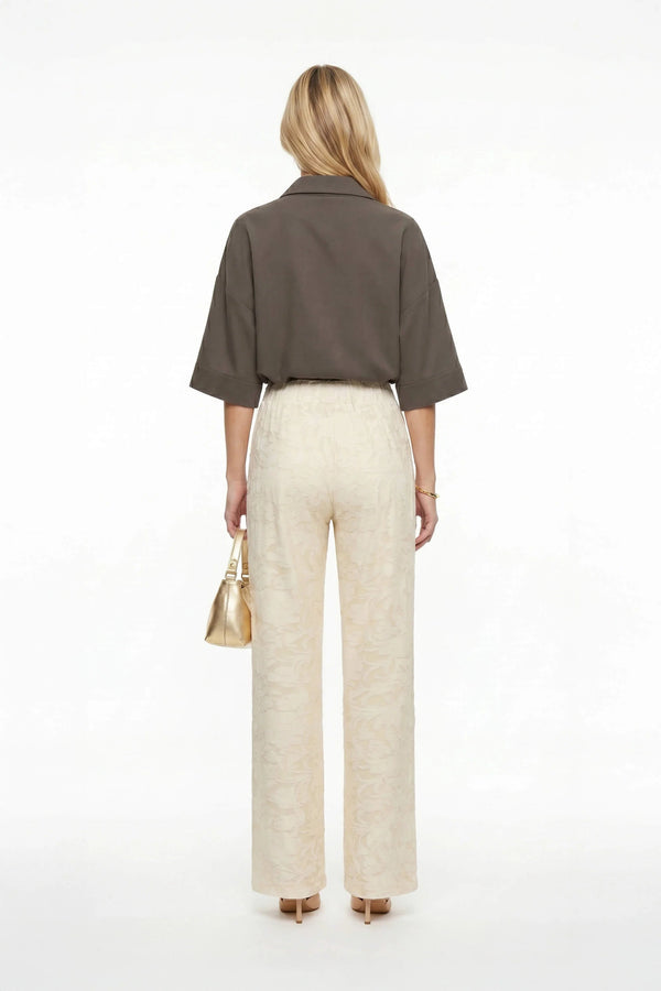 Ginebra Relaxed Tencel - Blend Texture Blusa - Reina Diaz
