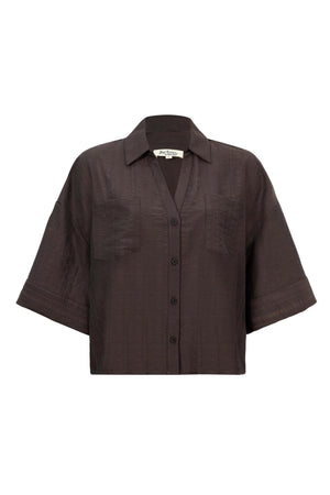 Ginebra Relaxed Tencel - Blend Texture Blusa - Reina Diaz