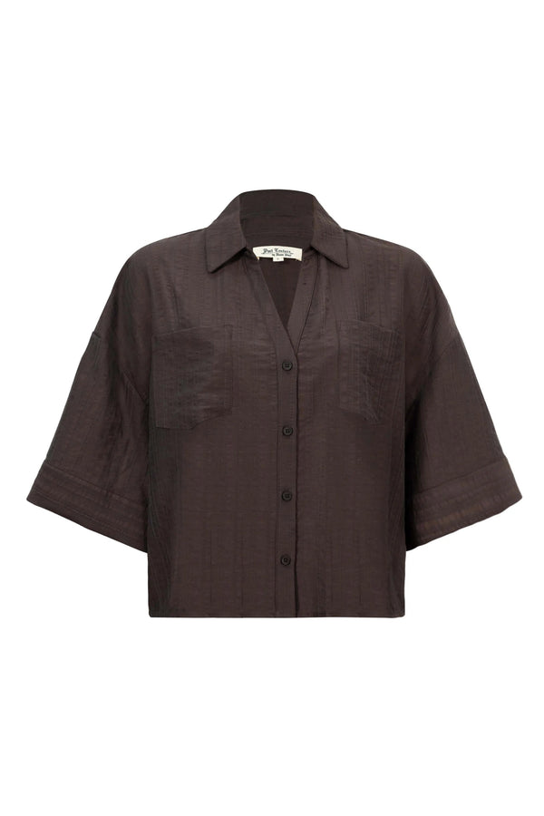 Ginebra Relaxed Tencel - Blend Texture Blusa - Reina Diaz