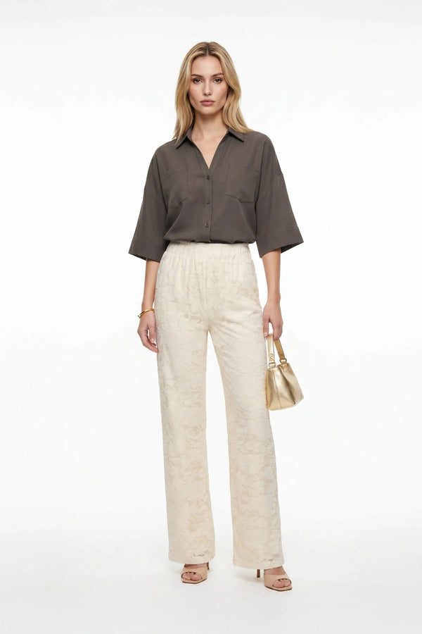 Ginebra Relaxed Tencel - Blend Texture Blusa - Reina Diaz