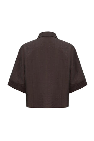 Ginebra Relaxed Tencel - Blend Texture Blusa - Reina Diaz