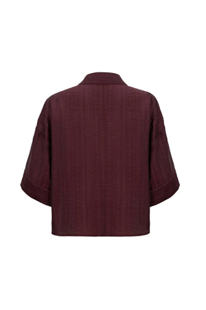 Ginebra Relaxed Tencel - Blend Texture Blusa - Reina Diaz