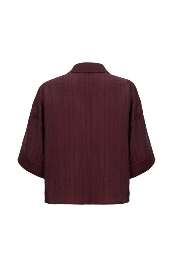 Ginebra Relaxed Tencel - Blend Texture Blusa - Reina Diaz