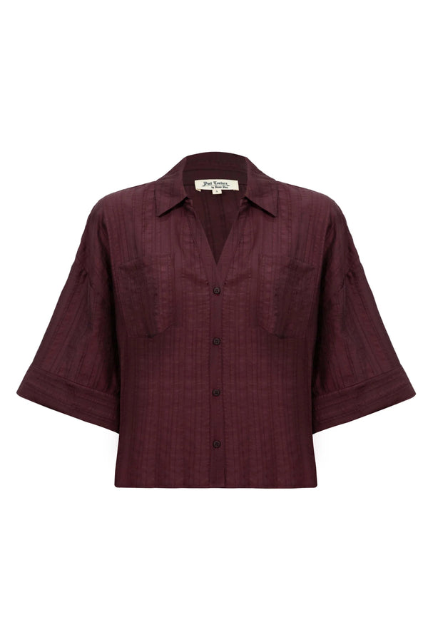 Ginebra Relaxed Tencel - Blend Texture Blusa - Reina Diaz