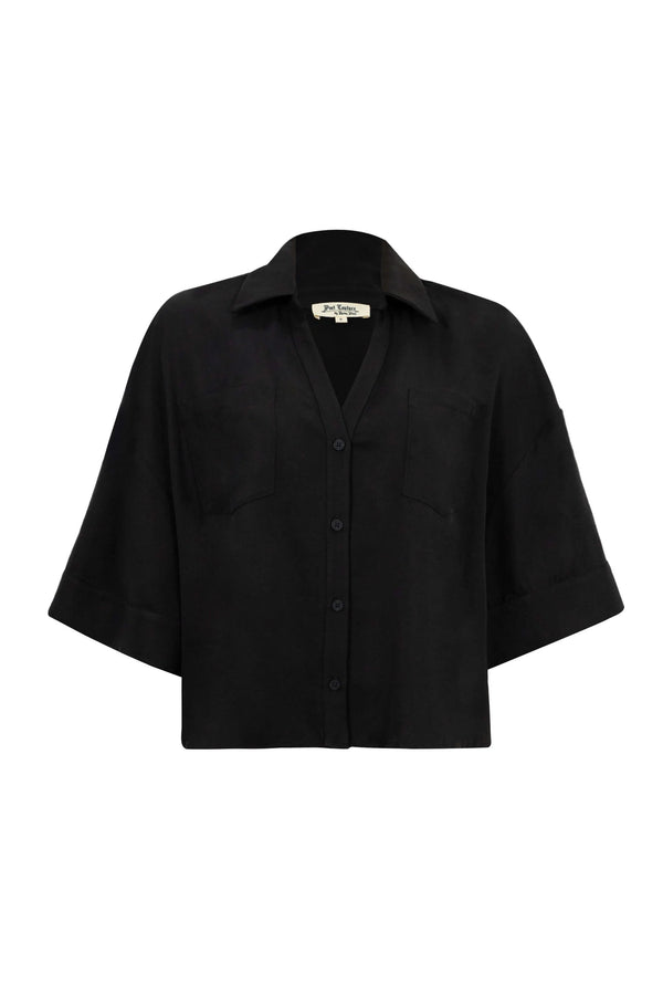 Ginebra Relaxed Tencel - Blend Texture Blusa - Reina Diaz