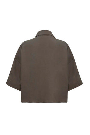 Ginebra Relaxed Tencel - Blend Texture Blusa - Reina Diaz