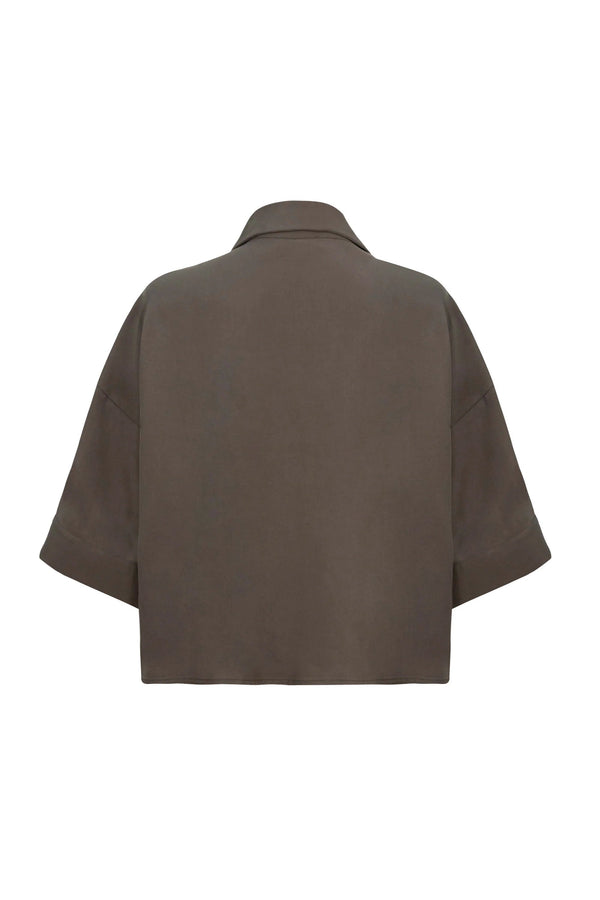 Ginebra Relaxed Tencel - Blend Texture Blusa - Reina Diaz