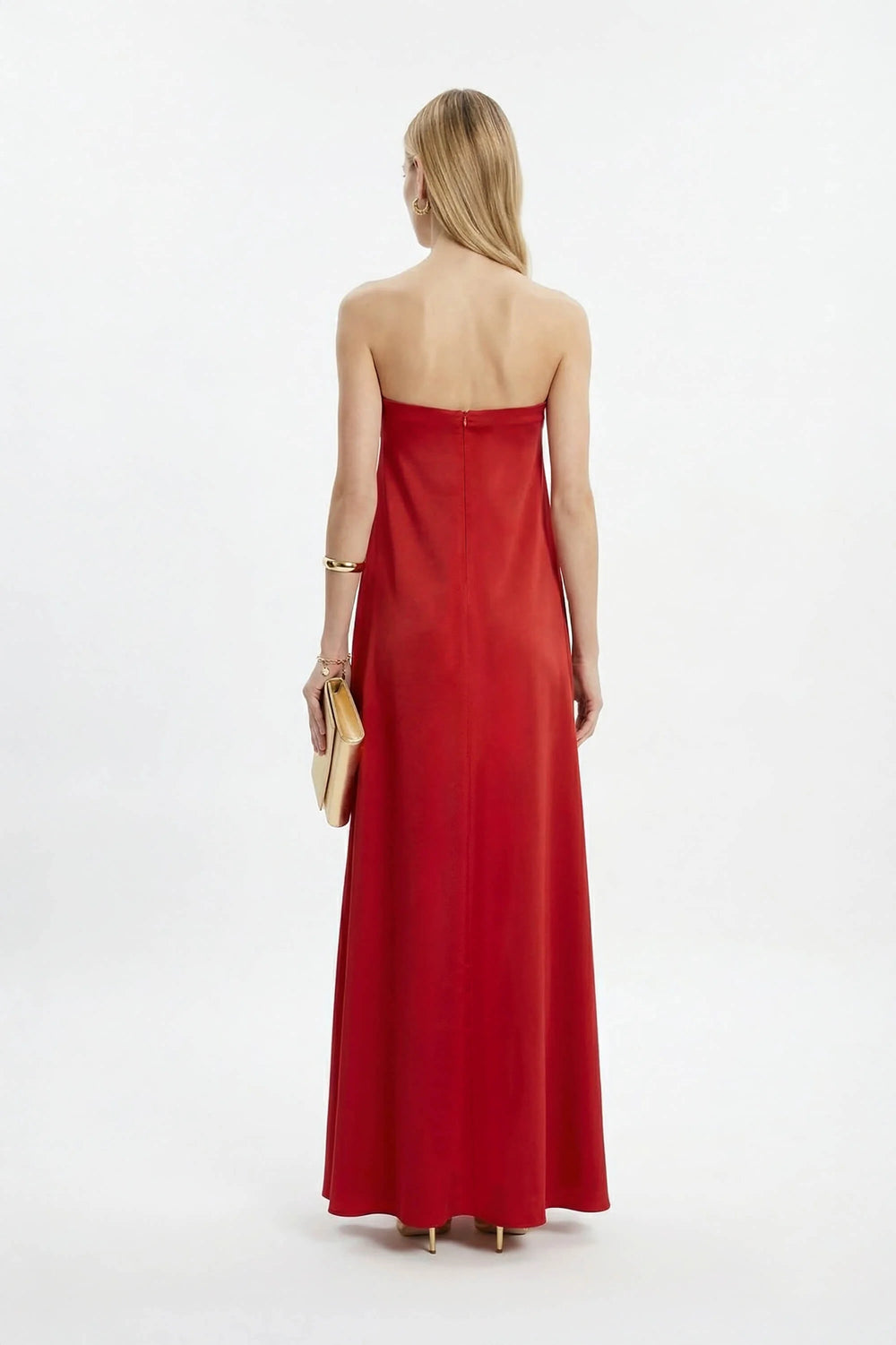 Giorgia Strapless Maxi Vestido - Reina Diaz