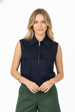 Grecia Cargo Utility Chaleco - Reina Diaz