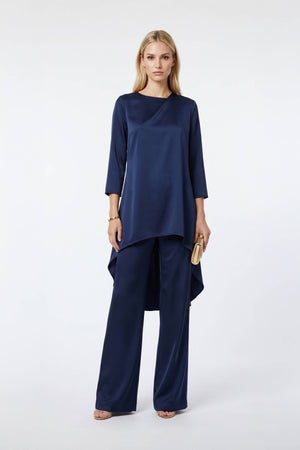 Hanna Wide - Leg Tailored Pantalón - Reina Diaz