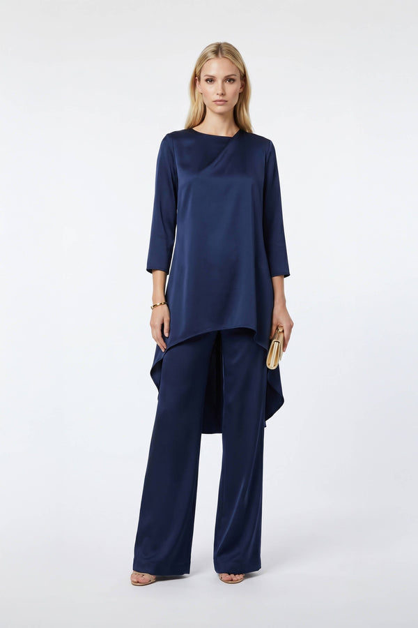 Hanna Wide - Leg Tailored Pantalón - Reina Diaz