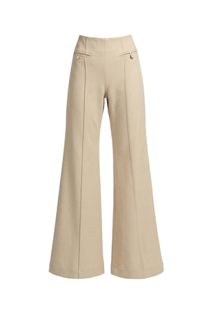 Inés High-Waist Seamed Flare Pants 532144 ARE - Reina Diaz