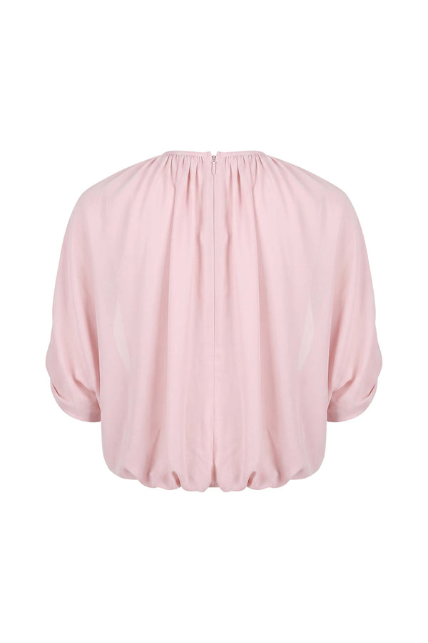 Inés Keyhole Cape Cropped Blusa 850160 ROS - Reina Diaz