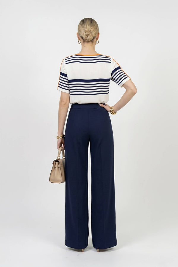 Ines Wrap-Design Tie-Waist Blusa 752999 NAR - Reina Diaz