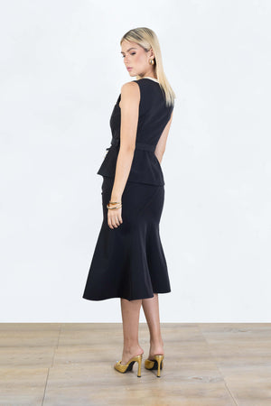 Ingrid Panel Midi Falda - Reina Diaz