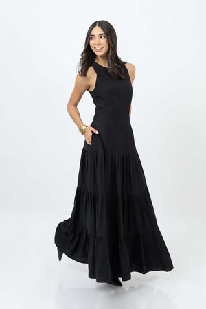 Isabel Cut - Out Maxi Vestido - Reina Diaz