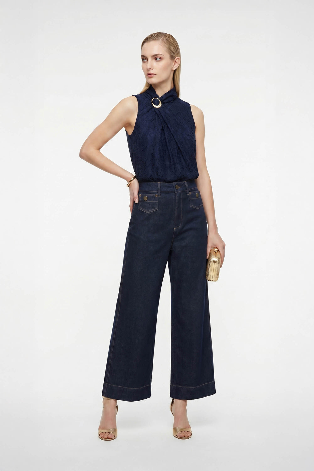 Isabel Western - Print Wide - Leg Pantalón - Reina Diaz