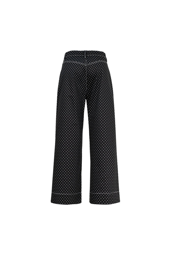 Isabel Western - Print Wide - Leg Pantalón - Reina Diaz