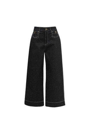 Isabel Western - Print Wide - Leg Pantalón - Reina Diaz