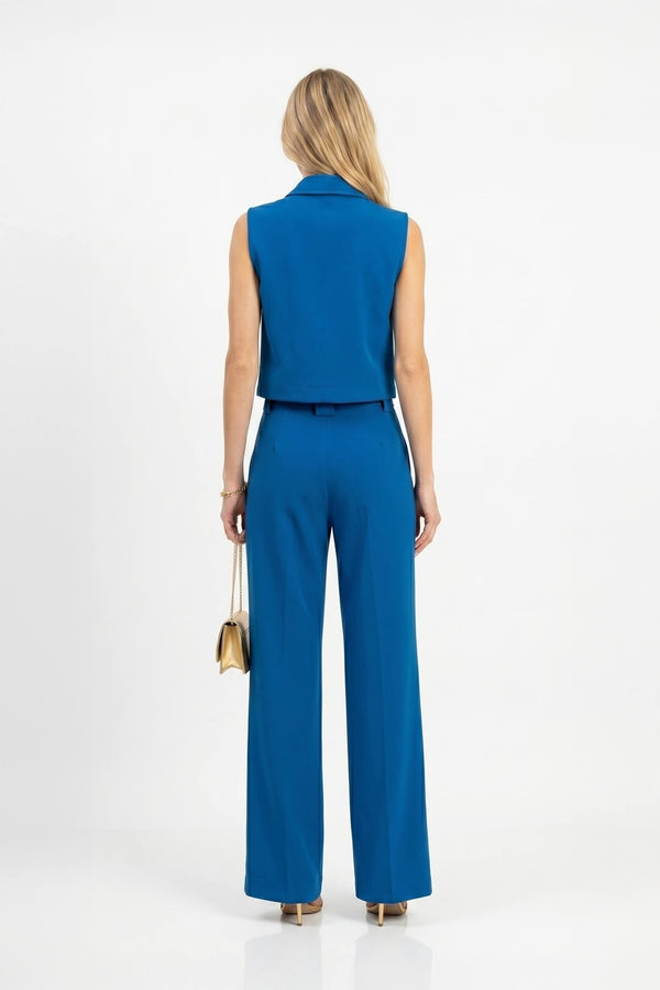 Isabel Wide - Leg Belted Pantalón - Reina Diaz
