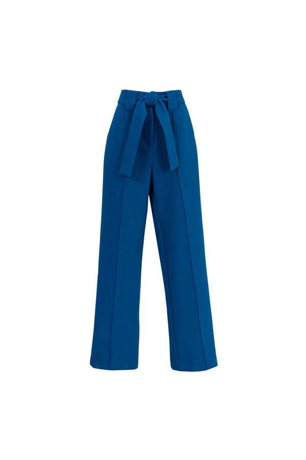 Isabel Wide - Leg Belted Pantalón - Reina Diaz