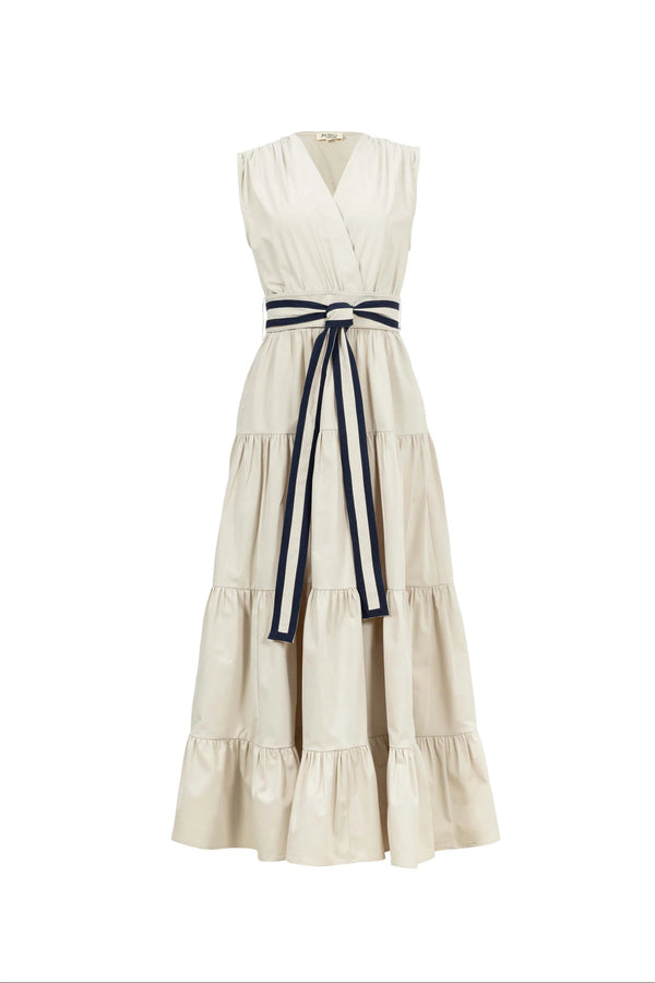 Isabella Tiered Maxi Vestido - Reina Diaz