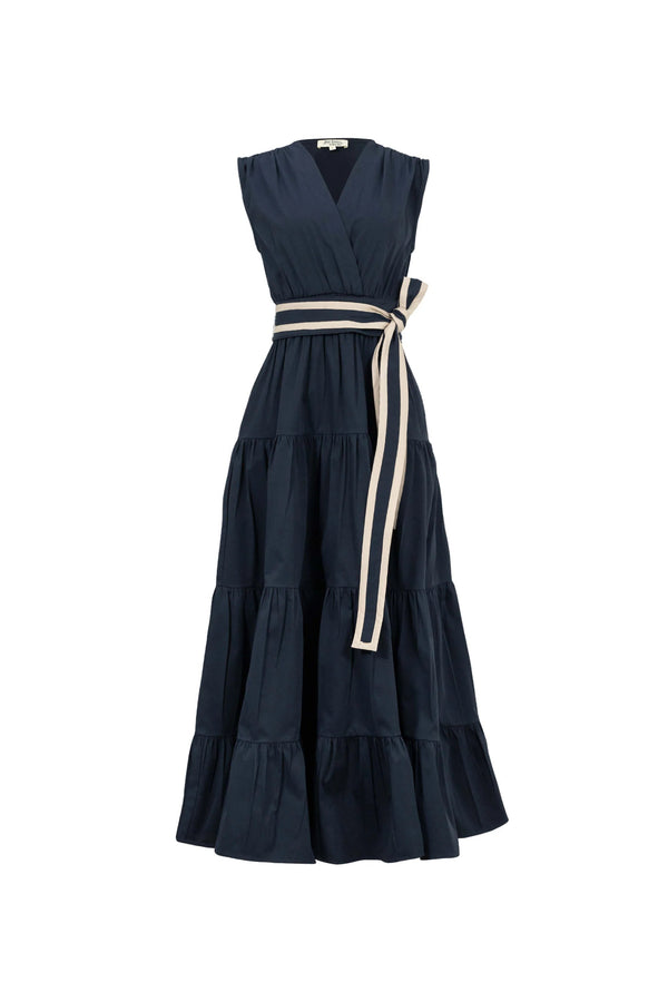 Isabella Tiered Maxi Vestido - Reina Diaz